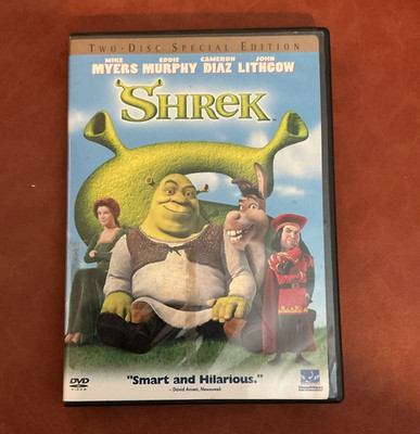 DreamWorks Shrek DVD Two-Disc Special Edition Widescreen PG 2001 NTSC