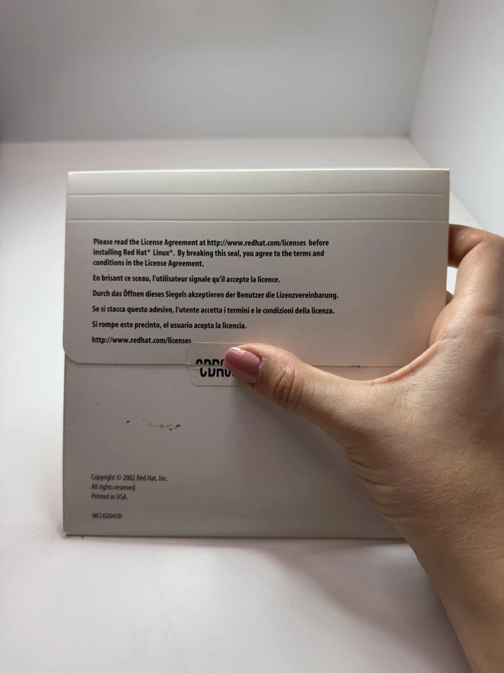 Red Hat Linux 8.0 Juego Completo de 6 CD (2002) - Instalación, Fuente, Documentos Foto 2 de 4