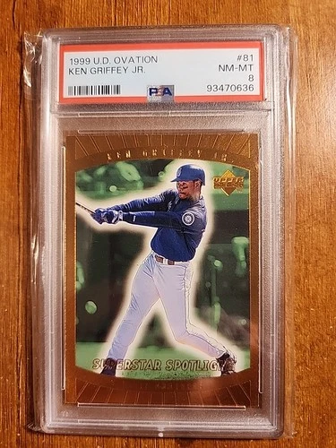 1999 Upper Deck Ovation #81 Ken Griffey Jr PSA 8