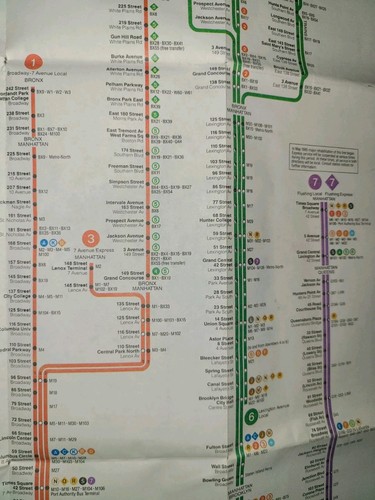 Vtg New York City Subway Map, MTA folding paper 1979 - revised 1985, 1st print - Photo 13/14