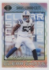 2019 Panini Illusions Clear Shots Green /149 Shaquille Leonard Darius #CS-DL yj7