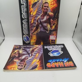 Die Hard Arcade Game for Sega Saturn Complete Pal Italian Excellent Fast Speed