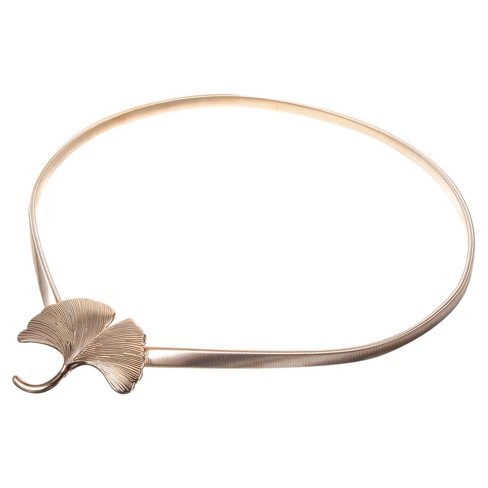  Cintura elastica in metallo Cintura elegante da donna Cintura decorativa - Immagine 3 di 4