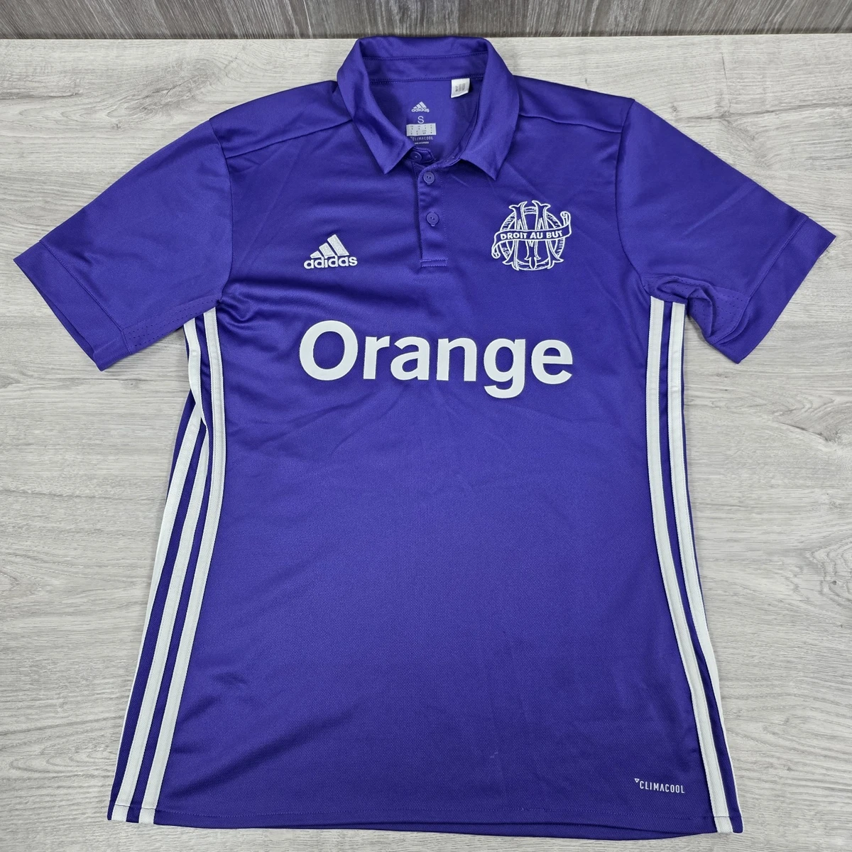 Maillot OM Third 2015-2016 N°10 LASS | Adidas Taille L | État Moyen