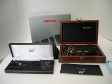 Minox LX Edition 2000 Camera with Gold Montblanc Fountain Set Mint w/Box