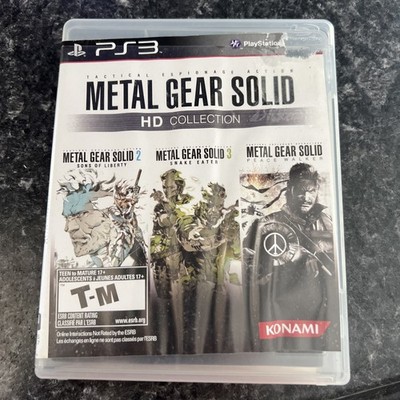 Metal Gear Solid HD Collection (Sony PS3, 2011) Complete w/Manual 