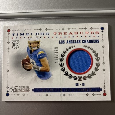 2020 Panini Chronicles #TK-JH Justin Herbert Timeless Treasures RC Jersey /399