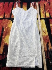 Rue 21 White Lace Dress Medium Adjustable Shoulder Strap Women's