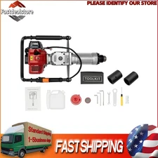 52cc 2 Stroke Gas Powered Fence Pile T Post Driver Push Fence With 2 Post Head