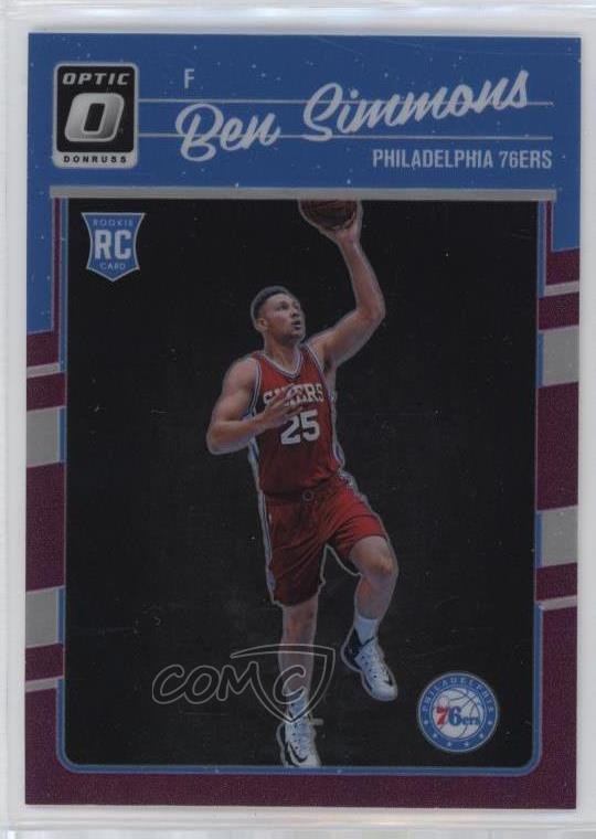 2016-17 Panini Donruss Optic Purple Prizm Ben Simmons #151 Rookie RC 1ek2