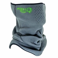 Fish Monkey Yeti Fleece Face Guard - Grey/Green