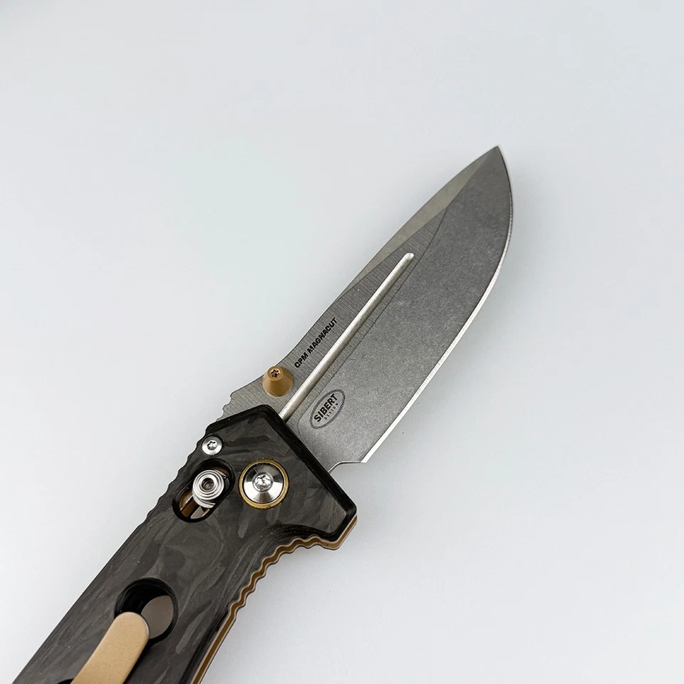 Новый Benchmade 273-03 мини Adamas CPM-MagnaCut мрамор углеродного волокна ручки нож - Изображение 4 из 4