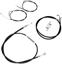 La Choppers LA-8010KT-16 Cable/Brake Line Kit - 15-17in. Ape Hangers - Stainless