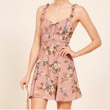 Reformation Elyse Floral Mini Dress