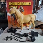 Vintage Marx Toys Thunderbolt Horse, Full Accessories & box, Johnny West Series