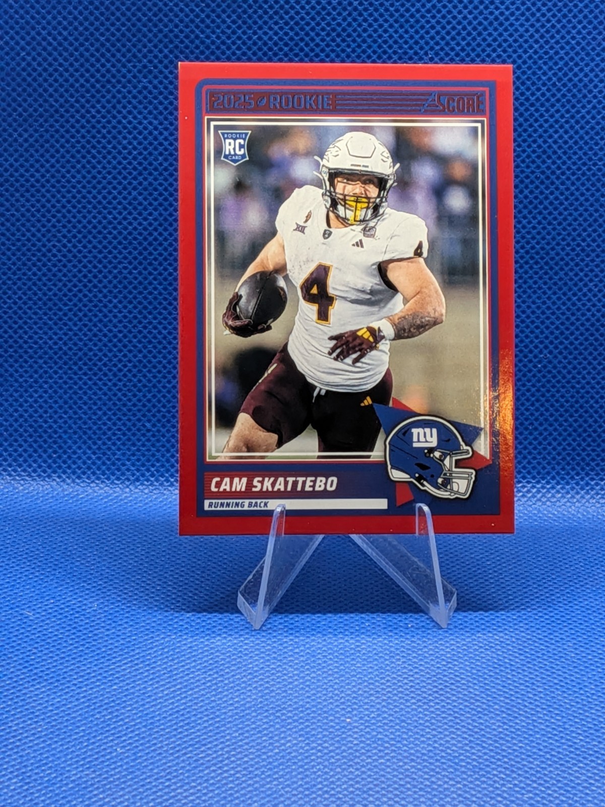 2025 Score - Rookies Cameron Skattebo #1 Red (RC)