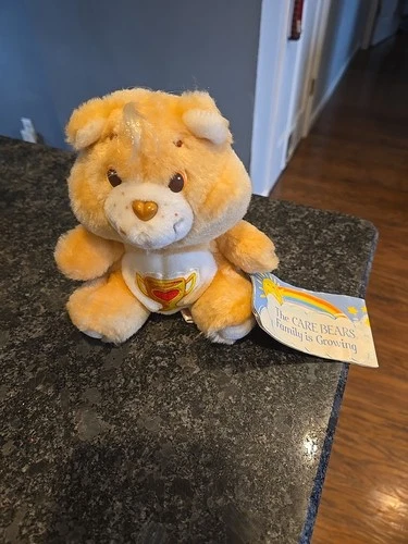 Vintage 80s Care Bears Secret Bear 6” Kenner New W/ Tag & Booklet