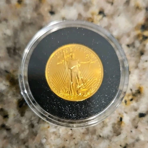United States Mint American Eagle 2002 Gold Coin 1/10 oz $5 coin