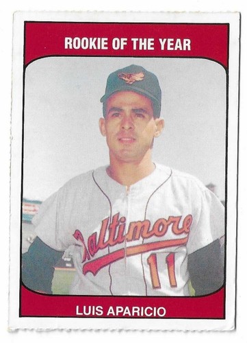 1950s-60s Luis Aparicio Hartland Baseball Figure Custom Repro Hang Tag Ungraded