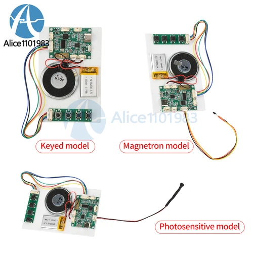 Type-C 8M Recordable Sound Module Greeting Card Music Box Sound Module DIY Gift