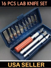 knife Scalpel Razor Blade Precision Kit Cutter Set for dentures