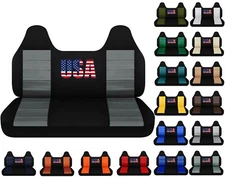 USA car seat covers fits Dodge Ram 1994-2000 Front Bench with Molded Headrest 