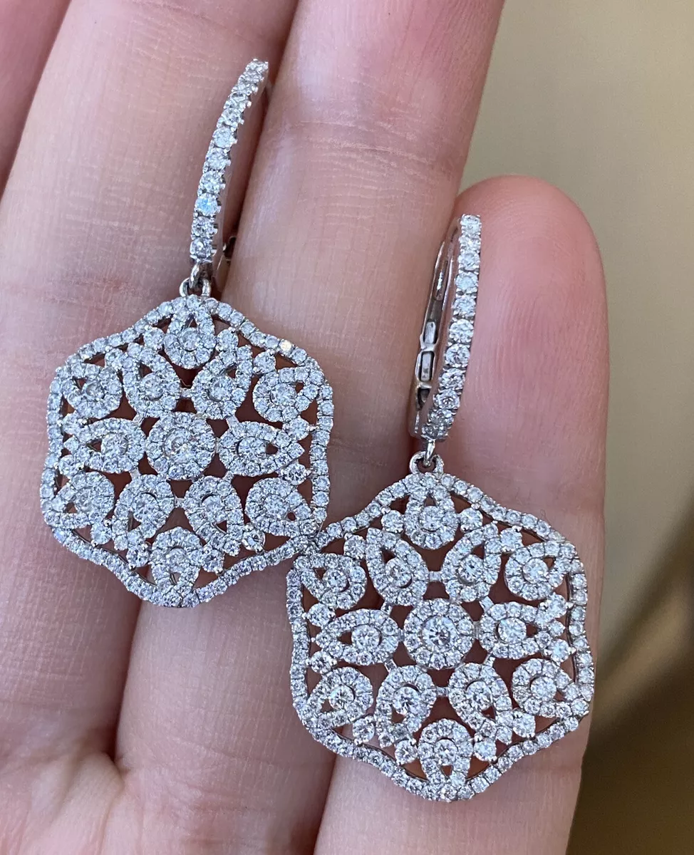 Floral 2024 drop earrings