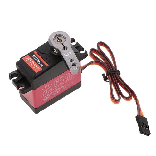 DS3225 25KG 180° Waterproof Metal Gear Digital Servo for 1/8 1/10 1/12 RC Car - Picture 8 of 10