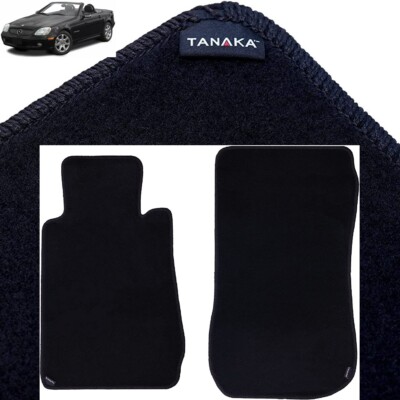 Tanaka Premium Nylon Thick Black Carpet Floor Mat For 98-04 Benz R170 SLK230 320