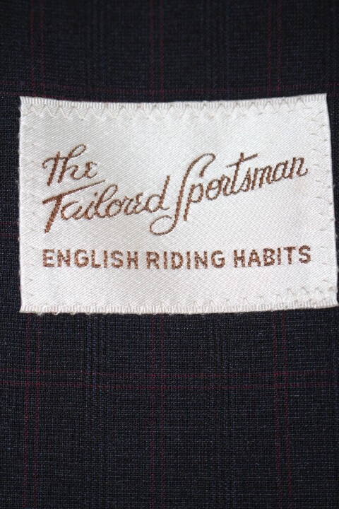 THE TAILORED SPORTSMAN Plaid English Riding Jacket 12R Italy (148)