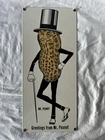 Vintage Mr Peanut Sign