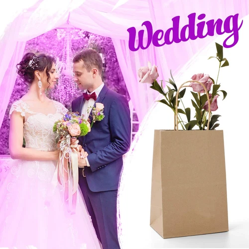 Bulk Kraft Paper Bags Gift Shopping Carry Craft Brown Retail Bag with Handles AU - Picture 5 of 11