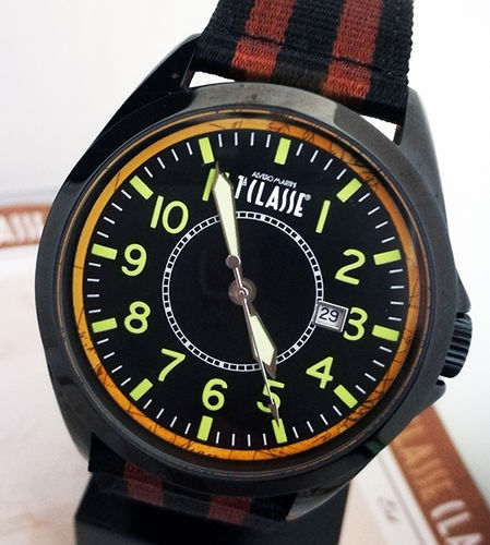 Alviero Martini 1° Classe Men's Watch Leather Cordura And Steel PVD IP  Black 8013260662897 | eBay