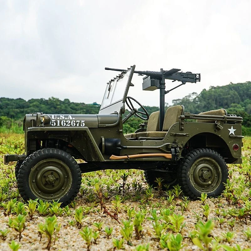 Trailer for 1/12 1941 MB Scaler RC Car Vehicle Models… (1:12, Machine Gun) - Image 2 of 4