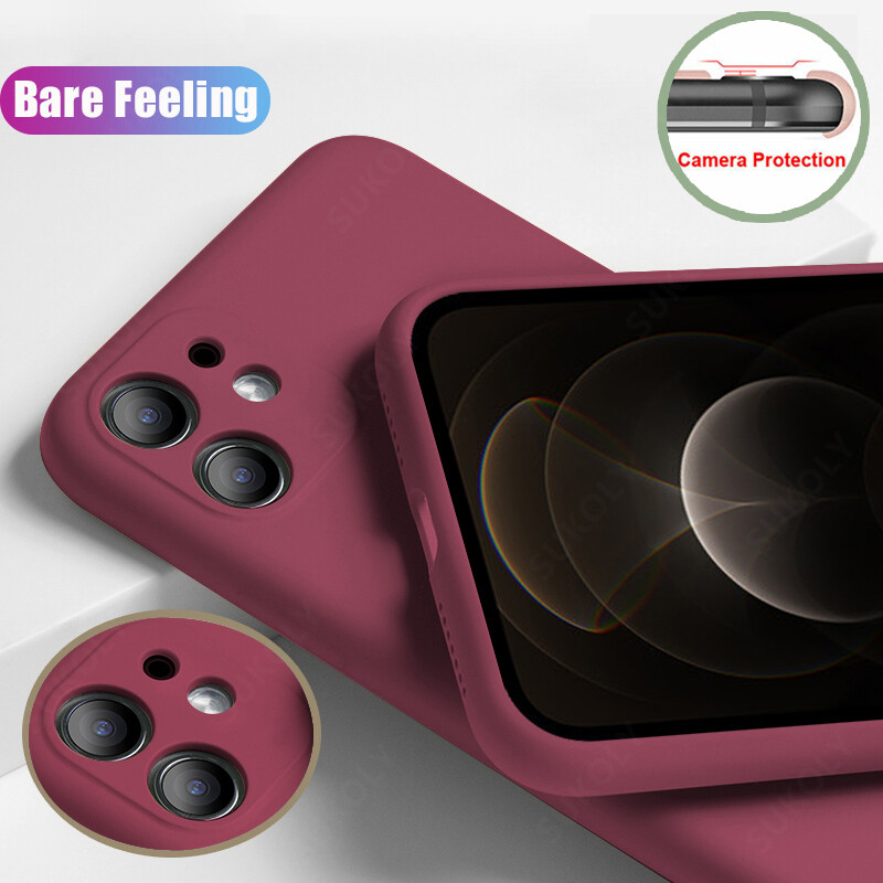 Silikon-Hülle Für IPhone 7 Bis 16 Pro Max – Dünn, Flexibel & Kratzfester Schutz