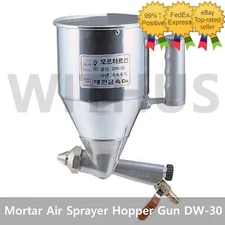 Mortar Air Sprayer Hopper Gun DW-30 Concrete Plaster Texture Cement Tirol_