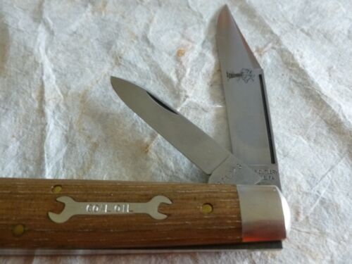 GEC Great Eastern Cutlery #871223 Oil Well Sucker Rod Wood - New In Tube - Picture 4 of 8