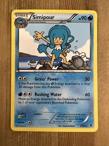 Pokémon TCG Simipour BW - Emerging Powers 23/98 Regular Rare LP