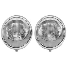 Hella Set Of Left Right Halogen Headlight Assemblies 001149011 For Vw Beetle