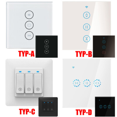Smart Rolladenschalter WLAN APP Touch Rolladensteuerung Google Home Amazon Alexa