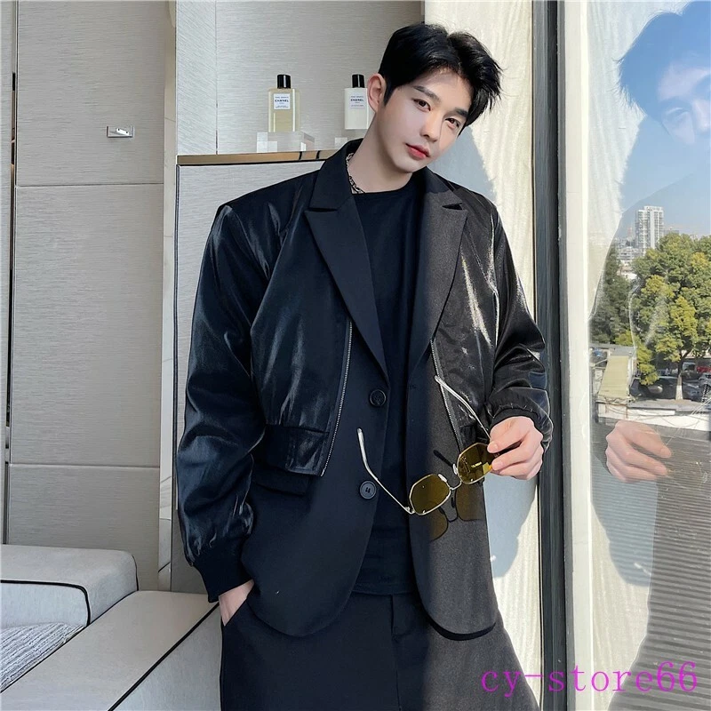 Zip blazer mens sale