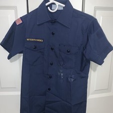 Cub Scout Boy Scouts BSA UNIFORM SHIRT Youth Large Short Sleeve Y67