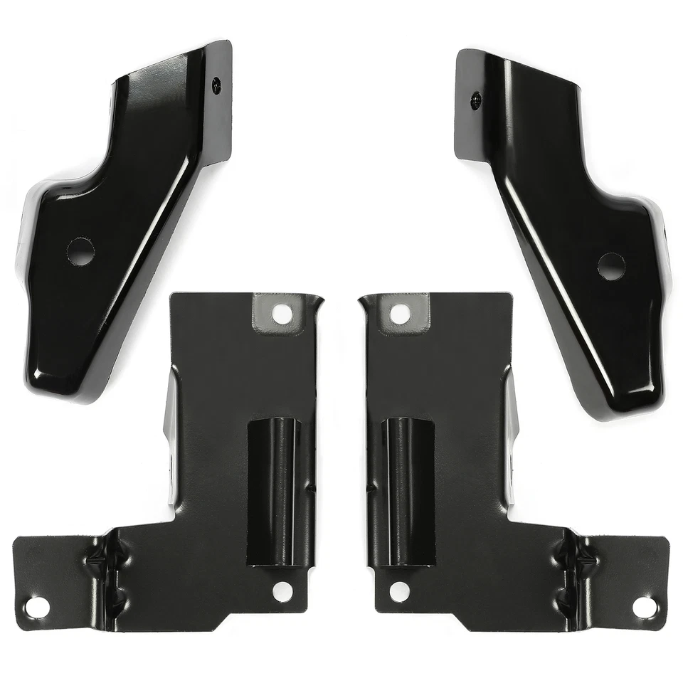 Front LH & RH Bumper Brackets 4PCS For 1999-2007 Chevrolet Silverado 1500 2500HD - Image 2 of 4