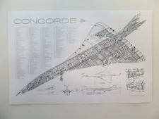 Concorde Supersonic  Diagram