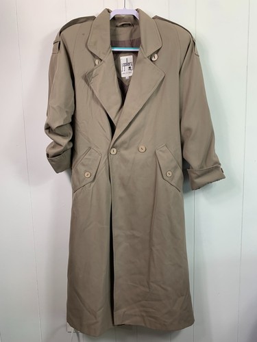 J. Gallery Trench Coat Men's 9/10 Beige 