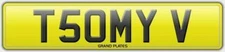 Number plate T50 MYV registration TOMMY V FIVE VINCENT VARDY VICKS THOMAS TOMS