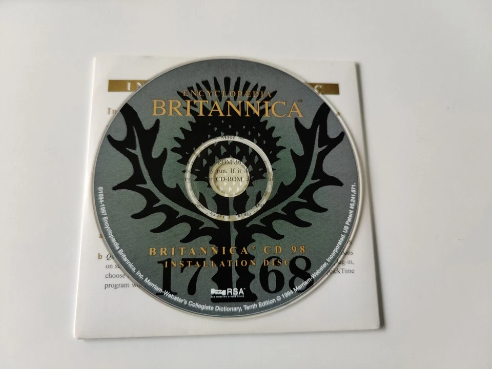 Encyclopaedia Britannica CD 98 Multimedia Edition International Version - Image 4 of 4