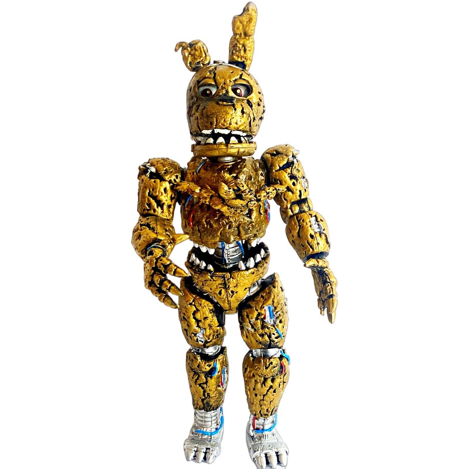 TOY FIGURE MEXICAN FIVE NIGHTS AT FREDDY 'ANIMATRONICS TWISTED springtrap  BLACK