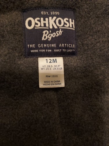 Giacca 12m Oshkosh B’gosh blu chiaro e blu navy - Foto 7 di 8