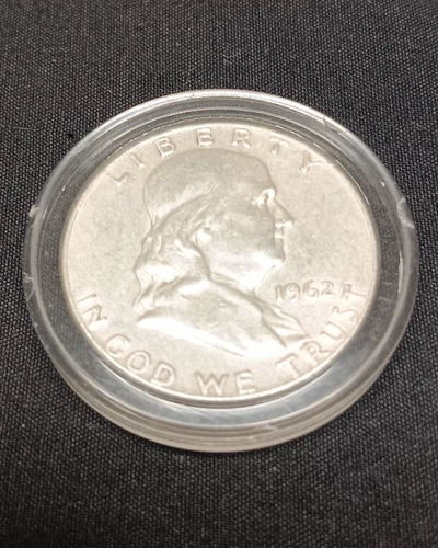 1962-D FRANKLIN SILVER HALF DOLLAR ~ BU ~ NICE COIN~